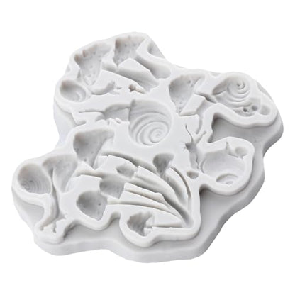 Mushroom Polymer Clay Casting Mold Mushroom Snail Silicone Molds for DIY Crafts Epoxy Resin Casting Air Dry Polymer Clay Plaster Jewelry Making - color: Style B