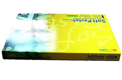 MUNGYO Soft Pastel 64 Color Set Square Chalk (US English Version) - style: Soft Pastel Set - Square Chalk (US English Version)