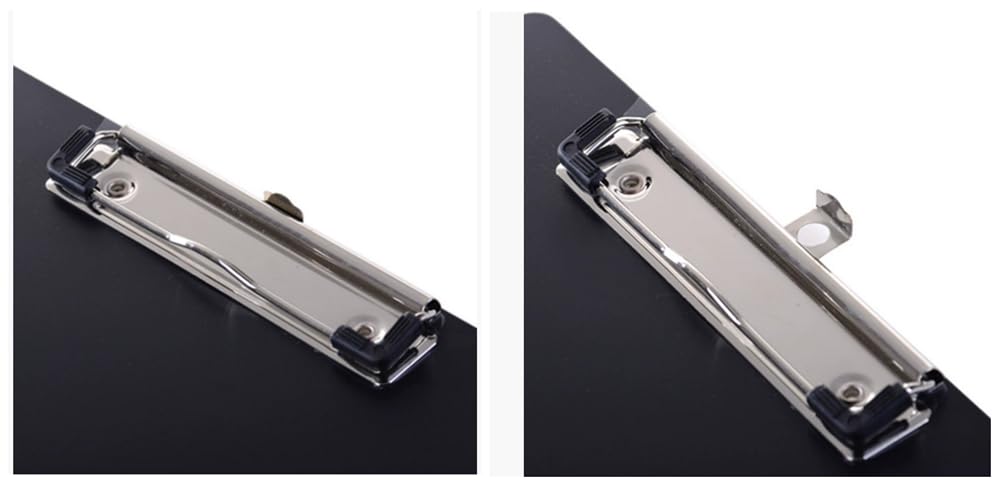 A4 Clipboard Black,Clip Boards Set of 8,Clip Board&Low Profile Clip,Letter Size Drawing Board Sketching Tool,12.5 x 9 Hanging File Folders Plastic Folder for Nurses,Students,Office (Horizontal) - style: Horizontal
