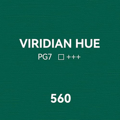 PHOENIX Viridian Hue Oil Paint - 40ml / 1.35 Fl oz. Single Tube - Artist Quality Oil Based Paint for Professionals - color: Viridian Hue