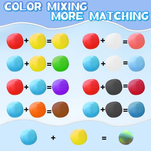 Air Dry Clay-108 Pack 36 Colors Modeling Clay for Kids, Boys and Girls, Air Dry Clay Bulk Kit for Adults with 3 Sculpting Tools and Instructions, Safe, Non-Toxic, DIY Model Magic Clay Gifts Kids Toys - color: 108 Pack