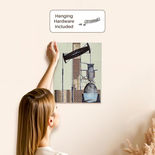 3dRose Newcomen steam engine, Engraving - HI13 PRI0191 - Prisma Museum Grade Canvas Wrap 11x14 - size: 11"L x 14"W