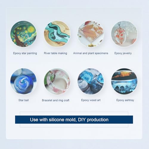 ARTIBETTER 600g Translucent Liquid Silicone for Mold Making Craft Tool for Unique Molds Ab Glue for Creative Projects for Family and Friends