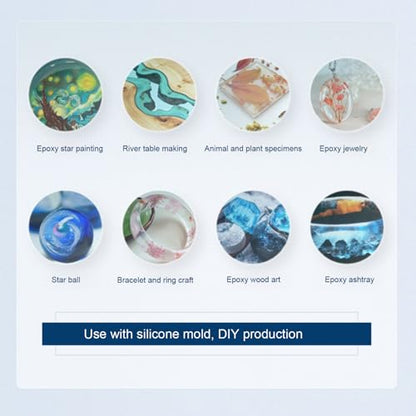 ARTIBETTER 600g Translucent Liquid Silicone for Mold Making Craft Tool for Unique Molds Ab Glue for Creative Projects for Family and Friends