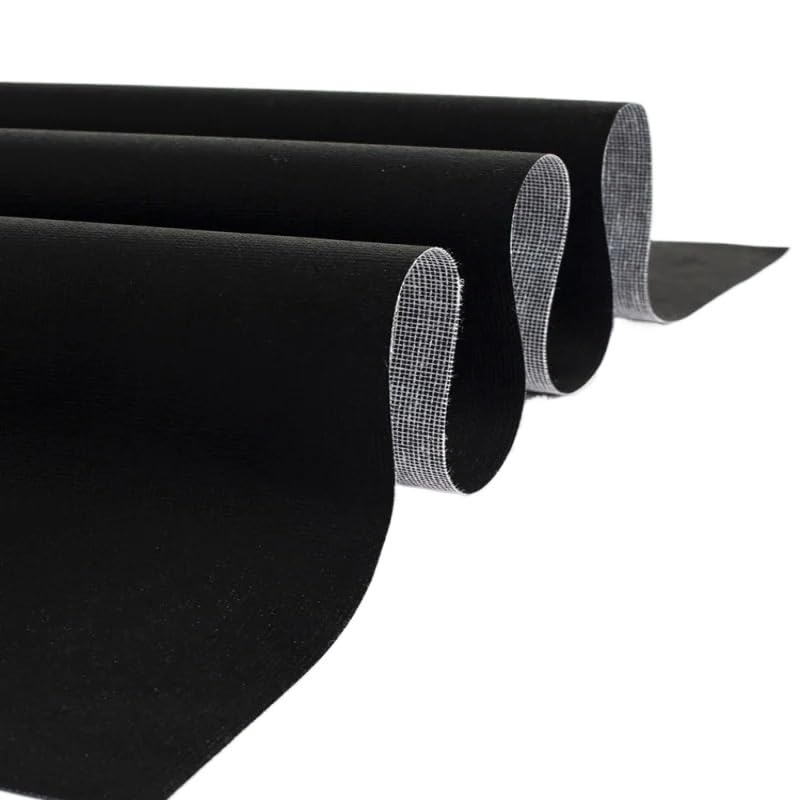 Cotton Canvas Roll, Cotton Canvas Roll for Painting Primed Multicolor 0.57x5M(Black Cotton) - color: Black Cotton