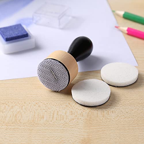 Ink Paints Mixing Blending Tool Mini Round Foam Refills, for Scrapbooking Craft, Control of Ink Placement, No More Inky Fingers Ink Blending Tool with Spare Pads for Rubber Stamping & Scrapbooking - color: 50 Foam Refills