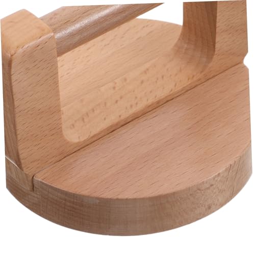 WRITWAA Wood Handled Baren for Printmaking Pressing Tool with Beech Wood Handle and Wiping Cloth, Linocut Hand Press Block for DIY Woodblock Printing and Craft Paper Pressing