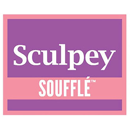 Sculpey Soufflé: Cinnamon 7oz Bar - Brown Orange Polymer Oven Bake Clay, Suede-Lightweight-Flexible, Non-Toxic, Jewelry-Mixed Media, DIY Craft Project