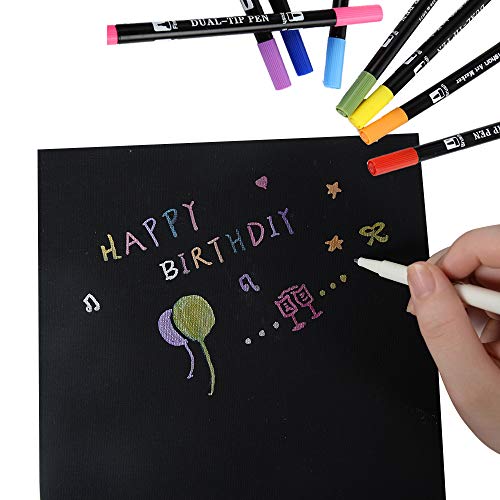 CONDA Black Canvases for Painting 9x12 inch, Pack of 14, 100% Cotton Acid-Free, 8 oz Gesso-Primed, Canvas Panels, Art Boards for Oil & Acrylic Painting - size: 9"x12"