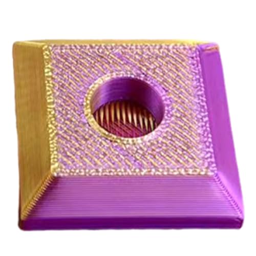 Diamond Art Painting Embossing Roller 3D Printing Diamond Art Painting Seal Press Diamond Art Painting Roller Tool Set for Multi-Color Square & Circular Drills (Purple Gold Gradient) - color: Purple Gold Gradient