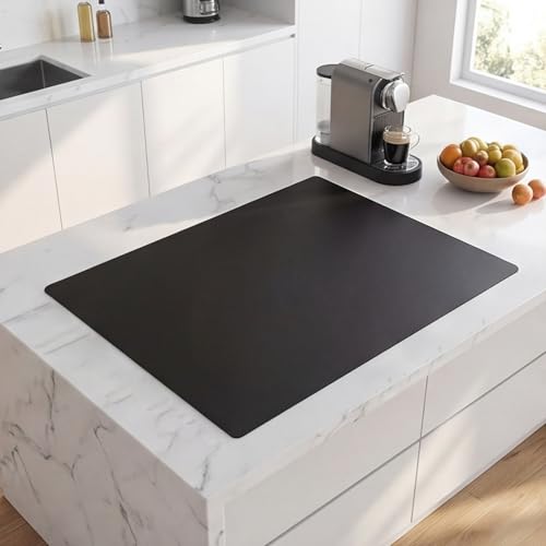 36" x 24" Extra Large Silicone Mat for Epoxy Resin, non-slip, heat-resistant, demolding, etc. (Black) - color: Black