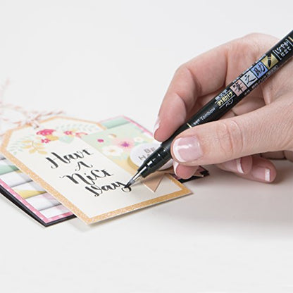 Tombow 82039 Fudenosuke Brush Pen, Soft Tip (5 Pack), Black, 5 Piece - style: Soft Tip