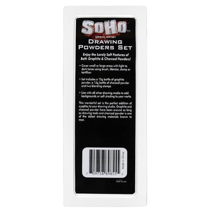 Soho Urban Artist Graphite and Charcoal Powder (15 Gram) – Soft Shading & Highly Pigmented Graphite Powder