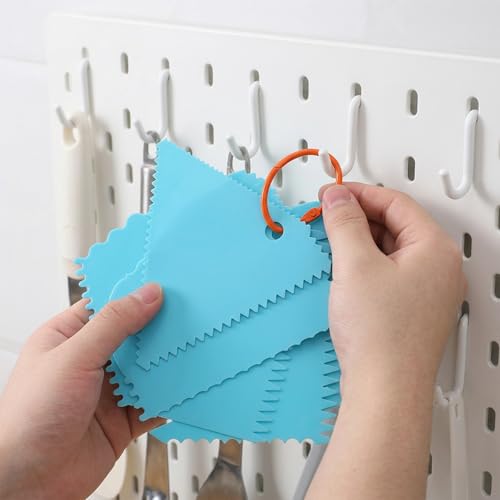 11 PCS Catalyst Wedge for Painting Plastic Texture Tools Paint Scrapers Tool for Texture Art on Canvas Putty Acrylic Plaster Art Pottery Scraper Tool