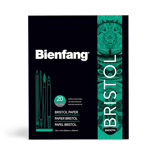 Bienfang Bristol Paper Pad - Smooth, 14 x 17