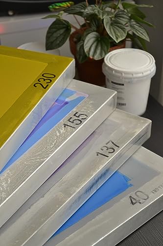 Screen Print Direct Aluminum Frame Screen Printing Frame 20" x 24" 230 Count White Mesh - Screen Printing Screen with Various Mesh Counts - Pre-Stretched Silk Screen for Your Screen Printing Kit - size: 230