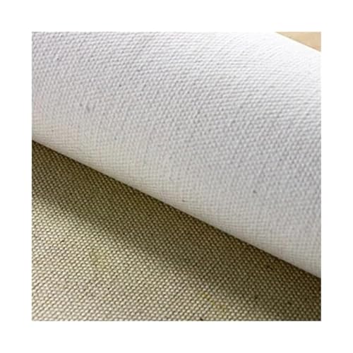 Cotton Canvas Roll, Primed Cotton Linen Blend Blank Canvas Roll for Painting 5m 28-48cm Width(28cm Width) - color: 28cm Width