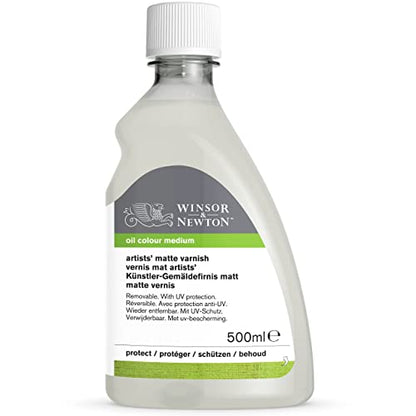 Winsor & Newton Professional Artists' Matt Varnish, 500ml (16.9-oz) Bottle - color: Matt Varnish, style: 16.9-oz Bottle