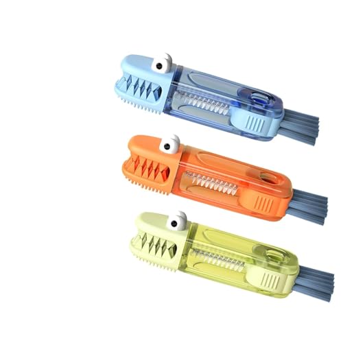 3 in 1 Cup Lid Gap Cleaning Brush Set, Multifunctional Bottle Cleaning Brush, Cleans Narrow Bottles Easily, Home Kitchen Crevice Brush Tools (3 Pack)