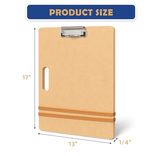 Falling in Art 13x17 Professional Sketch Board, Drawing Tote Board for Artists with Sturdy Clip and Rubber Bands, Portable Art Clipboard for Classroom and Studio Drawing - size: 13X17"