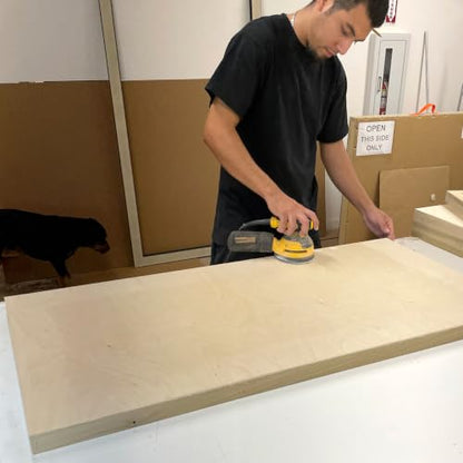(Pack of 2) 18x14 Inch Unfinished Wood Art Board, Horizontal Cradled Panel Board for Painting with Art Shipping Box, 2 Inch Deep Frame for Acrylic and Oil Painting Pouring and Mix Media