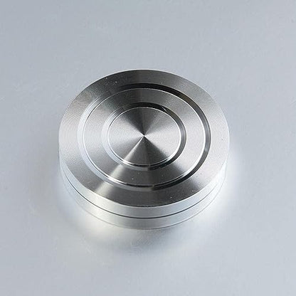 2Pcs Silver 30mm Ceramic Clay Pottery Wheel Throwing Trimming Spinner Trim Stabilizer Metal Rotary Disc Wheel Mini Pottery Wheel Trimmer Tool Polymer Clay Tools Ceramic and Pottery Tools