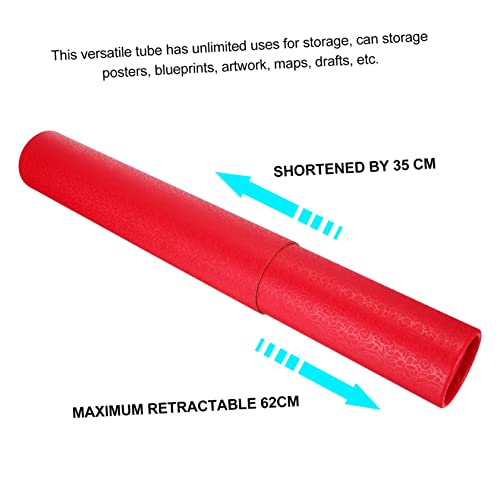 NUOBESTY Telescoping Artwork Storage Tube Expandable Cylinder to Protect Rolled Papers Art Scroll Tubes for Pictures