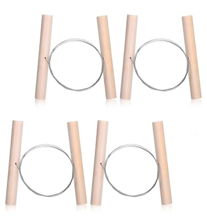 4 Pcs Clay Wire Cutter, Adjustable Cutting Tools for Pottery Clay, Wire Cutters for Clay, Ceramics, Sculpting and DIY Art Craft Projects