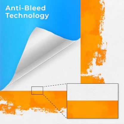 VViViD Blue Stencil Vinyl Masking Film with Anti-Bleed Technology (12" x 25ft) - size: 12" x 25ft