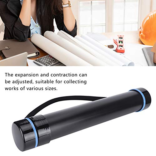 Meiyya Drawing Tube Poster Storage Tube Blueprint Storage Holder Drafting Tube, Extendable Adjustable Telescopic for Large Photo Prints Artwork Documents Fishing Rods Drawings