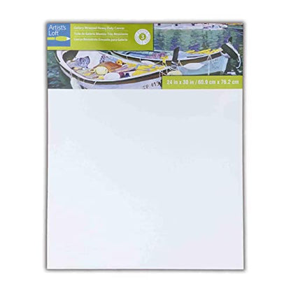 Artist's Loft Level 3 Gallery Wrapped Heavy Duty Canvas, 6 Pack - size: 24\ x 30\