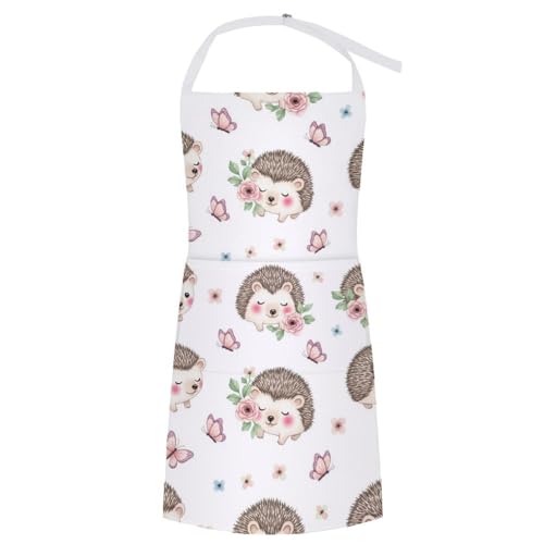 Cooking Apron for Adults with Pockets, Waterproof Oil Resistant Bib for Kitchen Restaurant BBQ Baking - color: Style (325)
