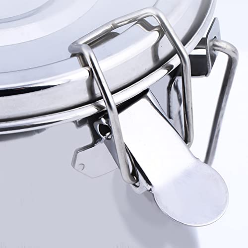 Tosnail Stainless Steel Leak-Proof Paint Brush Washer with Lid and Removable Filter Screen Portable Paint Brush Cleaner - Large - style: Leak-Proof Large
