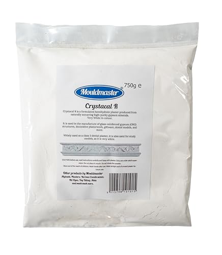 Mouldmaster Crystacal R High Strength Plaster, White, 750G - size: 750g