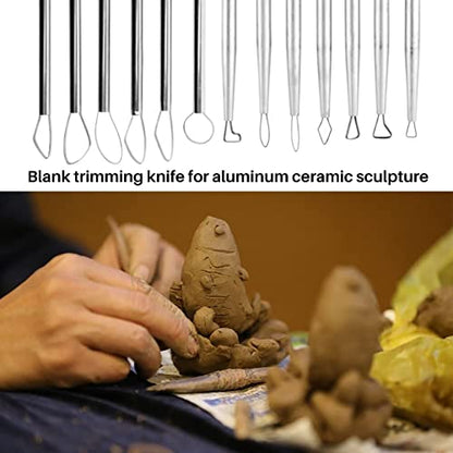 Polymer Clay Tools Pottery Ceramic Sculpting Tools Carving Ribbon Wire End Loop Clay Tools Set