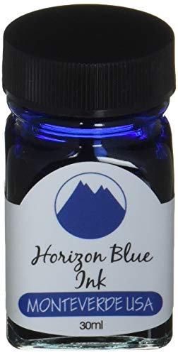 Monteverde USA Ink with ITF Technology, 30 ml Horizon Blue (G309HB) | ITF formula supports smooth flow, lubrication, and rich color for everyday fountain pen writing. - color: Horizon Blue, style: 30ml