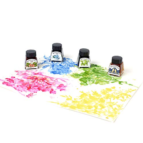 Winsor & Newton Collection Drawing Ink Set, Vibrant Tones, 0.5, Set of 4 - style: Vibrant Tones