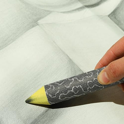 Paper Blending Stumps and Tortillions Set, Soft Rice Paper Art Blenders for Sketch Drawing, Mixing Tools for Artists and Hobbyists - color: 3 suits