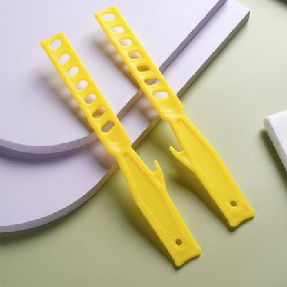 Paint Stir Sticks | Premium PP Paint Mixing Sticks with Fixed Barb | Reusable Plastic Stirrer Hand Tools for Mixing | 11 inch Length