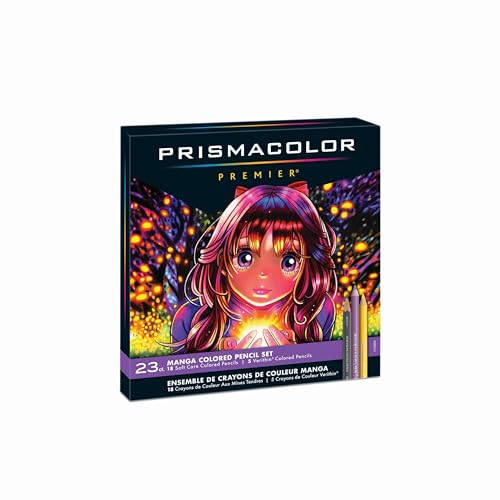Prismacolor Premier Colored Pencils, Manga Colors, Adult Coloring, 23 Pack - size: 23 Count (Pack of 1)