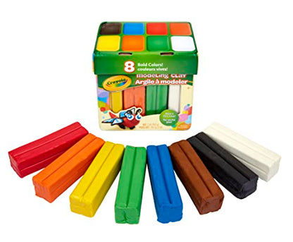 Crayola Modeling Clay in Bold Colors, 2lbs, Gift for Kids, Ages 4 & Up (Pack of 8) - size: Small (Pack of 8)