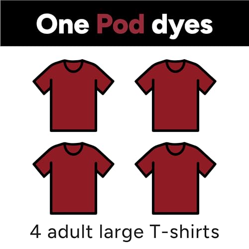 Tulip Fabric Dye Pod Stop (Red), Dye for Washing Machines - color: Stop