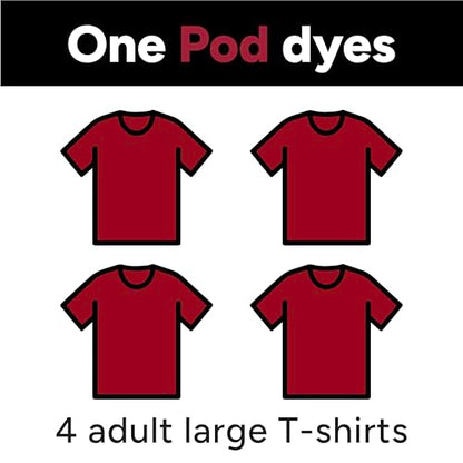 Tulip Fabric Dye Pod Stop (Red), Dye for Washing Machines - color: Stop