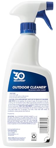 30 SECONDS Outdoor Mold & Mildew Stain Remover Spray | Ready To Use | 32 fl. oz. | 2 Pack - size: 32 Fl Oz (Pack of 2)