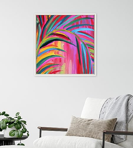 Kate and Laurel Sylvie Blank Framed Canvas Wall Art, 22x22 Gold, Modern Empty Canvas for Paint-Your-Own Art, Premium Already Framed - color: White, size: 22"L x 22"W