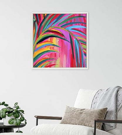 Kate and Laurel Sylvie Blank Framed Canvas Wall Art, 22x22 Gold, Modern Empty Canvas for Paint-Your-Own Art, Premium Already Framed - color: White, size: 22"L x 22"W