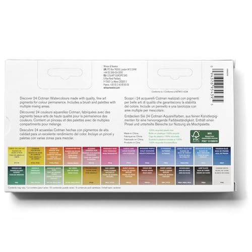 Winsor & Newton Cotman Watercolor Paint Set, Studio Set, 24 Half Pans - style: 24 Half Pan Studio Set
