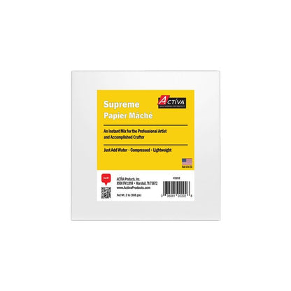 ACTIVA Supreme Papier Mache – A Premium Instant Mix for The Professional Artist and Passionate Crafter - 2 Lbs - Made in The USA - No Tariffs.