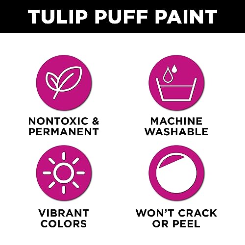 Tulip 16065 Dimensional Fabric Paint 4oz Glitter Diamond, 4 Fl Oz (Pack of 1) Packaging may vary - color: GLITTER DIAMOND, size: 4 Fl Oz (Pack of 1)