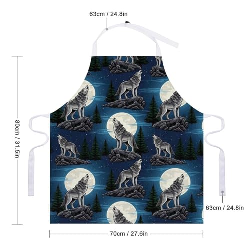 Chef Bib Apron for Restaurant, Anti-Stain with Pocket Adjustable, Cooking Dishwashing Lab Use - color: Style (555)